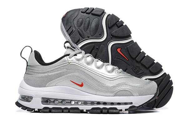 Men's Running weapon Air Max 97 Silver Shoes 067